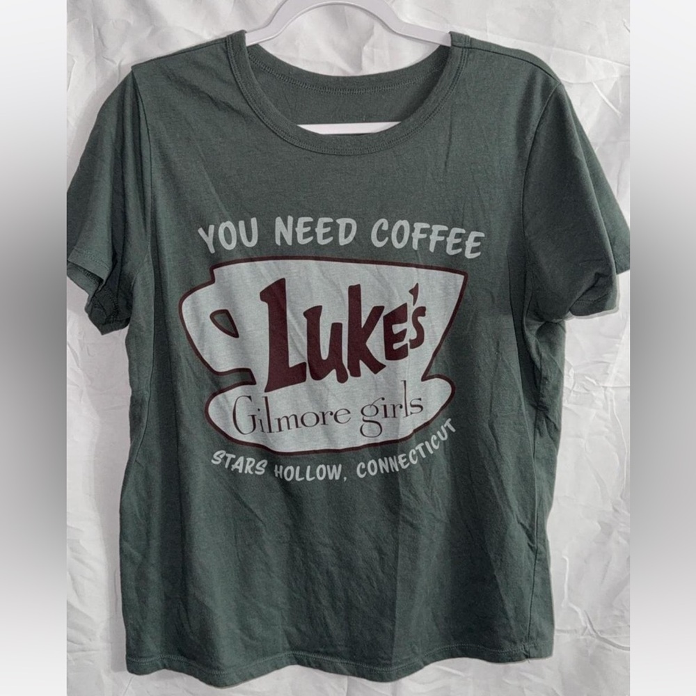 Green Luke's Gilmore Girls T-Shirt medium